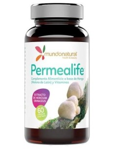 Permealife Melena De Leon 60Cap. de Mundonatural 2