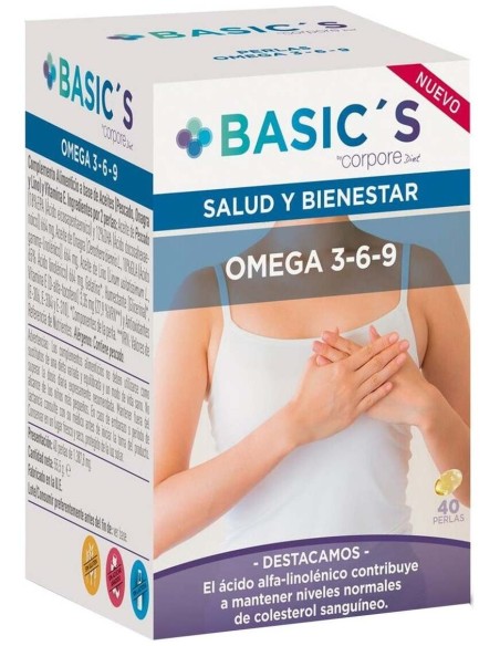 Corpore Basics Omega 3-6-9 40Perlas de Corpore Diet