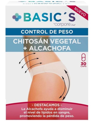 Corpore Basics Chitosan Vegetal 30Cap. de Corpore Diet