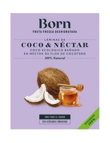 Coco Y Nectar Laminas Deshidratados 40Gr. Eco de Born