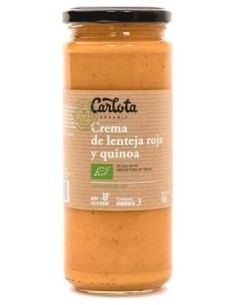 Crema De Lenteja Roja Y Quinoa 450Gr. Eco Sg Vegan de Carlota Organic 2