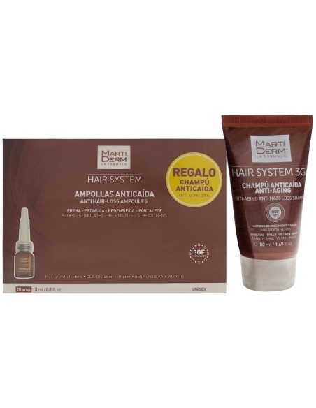 Martiderm Hair System 3Gf Anticaida 28Amp de Martiderm