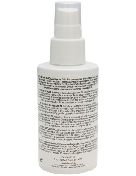 Hair System 3Gf Locion Anticaida Unisex 100Ml de Martiderm