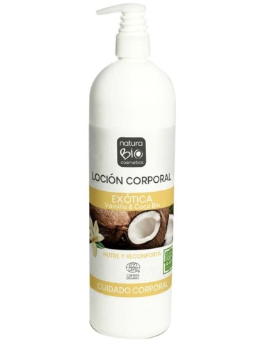 Locion Corporal Exotica Vainilla-Coco 500Ml. Bio de Naturabio Cosmetics