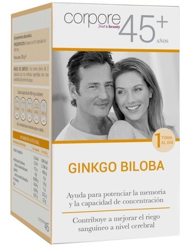 Corpore Diet 45+ Memoria Ginkgo Biloba 60Cap. de Corpore Diet