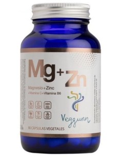 Magnesio+Zinc+Vit C+B6  90Vcap. de Veggunn 2