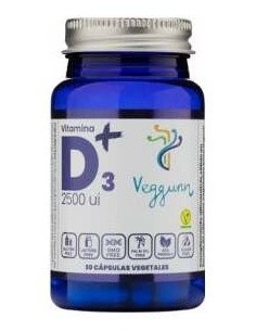 Vitamina D3+ 2500Ui 30Cap. de Veggunn 2