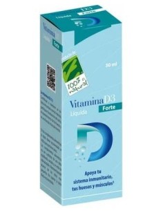 Vitamina D3 Forte Liquida 30Ml. de Cien Por Cien Natural 2