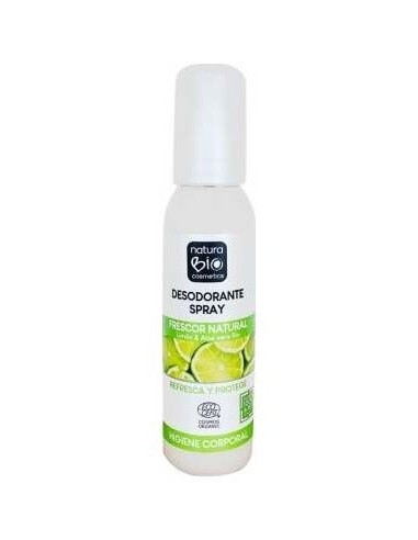 Desodorante Frescor Natural Limon-Aloe Spray 100M de Naturabio Cosmetics
