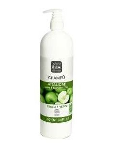 Champu Vitalidad Aloe-Manzana 740Ml. de Naturabio Cosmetics 2