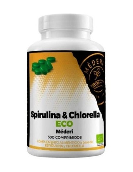 Spirulina & Chlorella Eco 500Comp. de Mederi Nutricion Integrativa