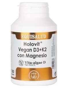 Holovit Vegan D3+K2 Con Magnesio 180Cap. de Equisalud 2