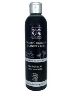 Champu Cabello Blanco Y Gris Gardenia-Aciano 250Ml de Naturabio Cosmetics 2