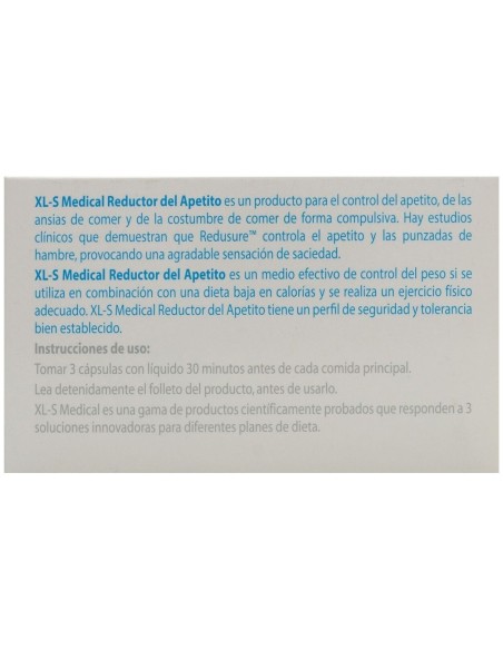 Xls Medical Apetite Reduce Iib 60Cap. de Xls
