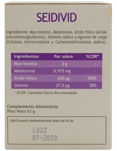 Seidivid 30 Sobres de Seid