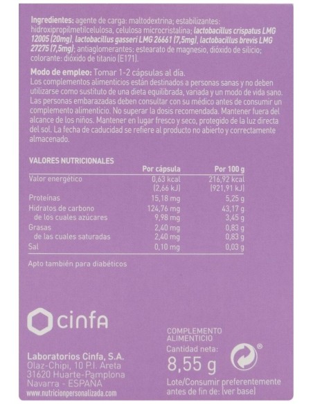 Ns Femibiotic 30 Caps de Ns