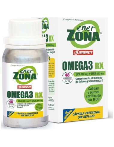 Enerzona Omega 3 Rx 1 Gr 48 Caps de Enerzona