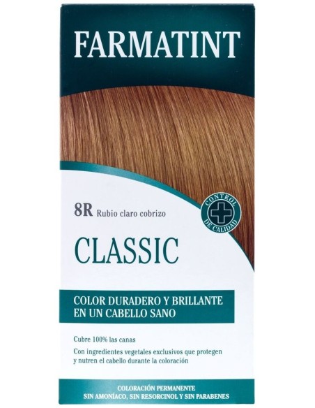 Farmatint Gel 8R Rubio Claro Cobrizo 135Ml. de Farmatint