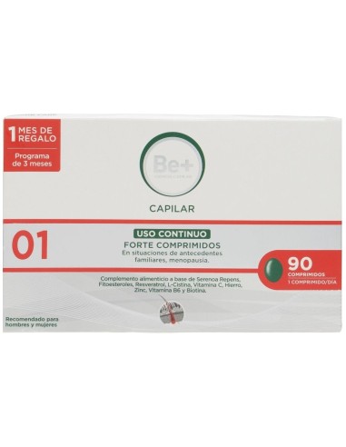 Be+ Capilar Anticaida Continuo Forte 90Comp de Be+