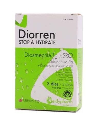 Diorren Stop&Amp Hydrate 8.5 G 9 Sobres de Seid