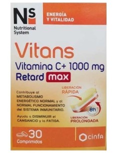 Ns Vitans Vitamina C+ 1000 Ret Max 30 Comp de Ns 2