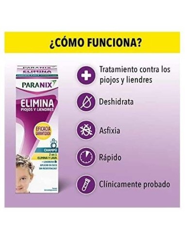 Paranix Champu Elimina 150Ml. de Paranix