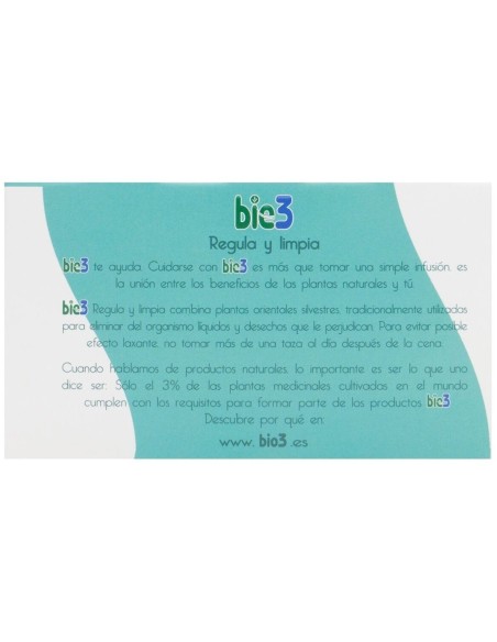 Bie3 Regula Y Limpia Infusion 25Sbrs de Bie 3