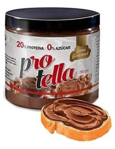 Crema Proteica Choco Hazelnut Sin Azucar Añadido 250Gr. de Protella 2