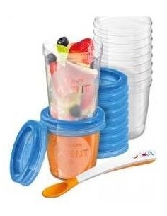 Set Recipientes Comida 10+10 Unidades Scf721/20 Avent 2