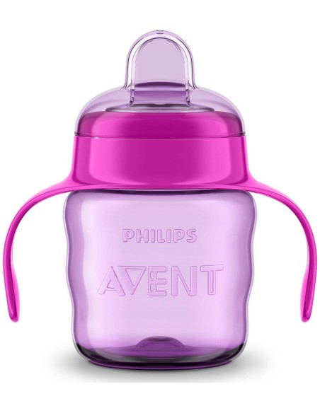 Vaso Boquilla Blanda Rosa 200Ml. Scf551/03 de Avent