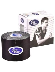 Cure Tape Negro Vendaje Neuromuscular (5Cm X 5M) de Cure Tape 2