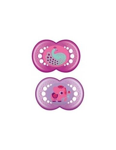 Chupete Sili Fisio +6M 2Un Rosa de Mam