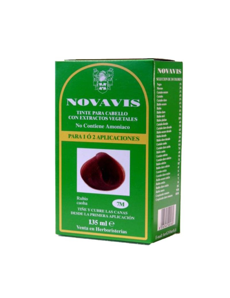 Tinte Novavis 7M Rubio Caoba 120Ml. - Novavis**