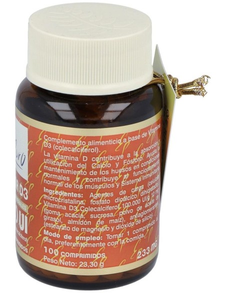Pack 3X2 Vitamina D3 1000Ui 100Comp. Estado Puro de Tongil