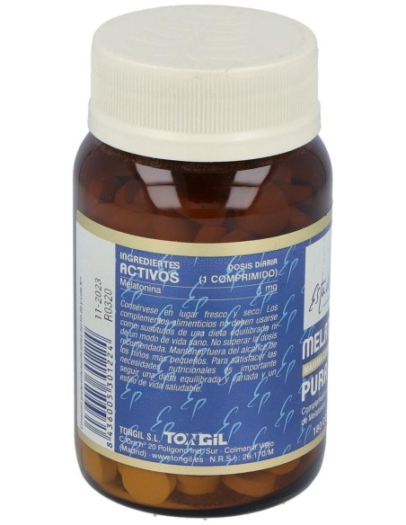 Pack 3X2 Melatonina Pura 1Mg. 180Comp. Estado Pur de Tongil