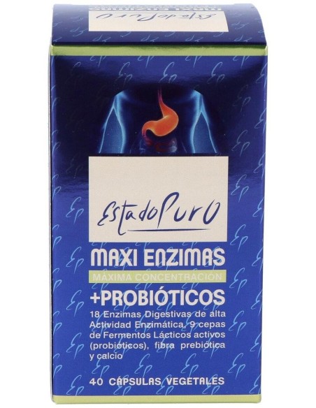 Pack 3X2 Maxi Enzimas Con Probioticos 40Cap. Esta de Tongil