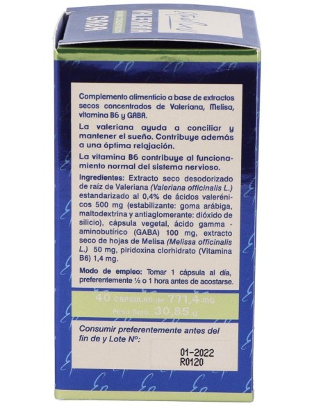 Pack 3X2 Valeriana Con Gaba 40Cap. Estado Puro de Tongil