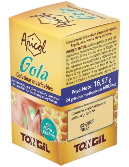 Pack 3X2 Apicol (Aligel) Gola Plus 24Perlas de Tongil