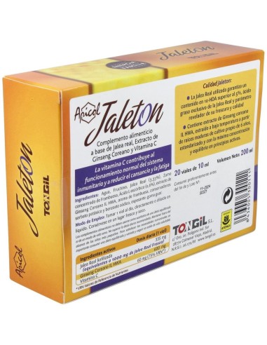 Pack 3X2 Apicol Jaleton J.Real Ginseng 20Amp de Tongil