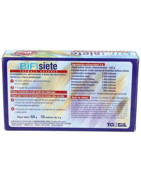 Pack 3X2 Bifisiete 10Sobres 50Gr de Tongil