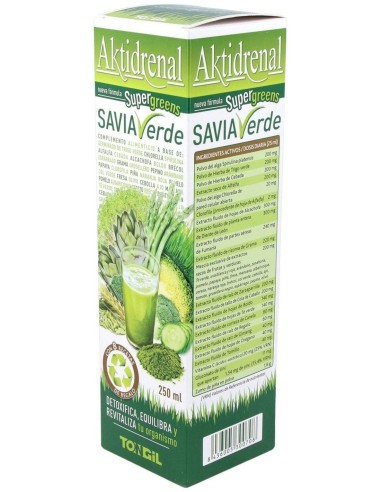Pack 3X2 Aktidrenal Savia Verde 250Ml. Lineabel de Tongil