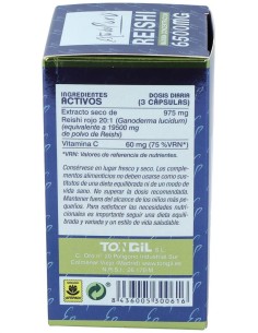 Pack 3X2 Reishi 6500Mg. 60Cap. Estado Puro de Tongil