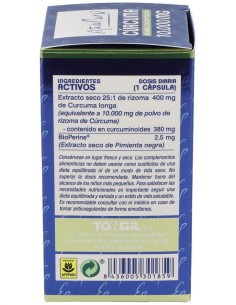 Pack 3X2 Curcuma 10.000Mg. 40Cap. Estado Puro de Tongil