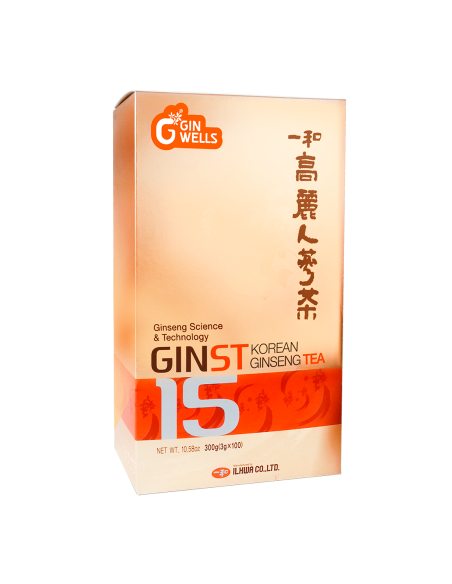 Pack 4X3 Korean Ginseng Tea Il Hwa (Ginst15) 100S de Tongil