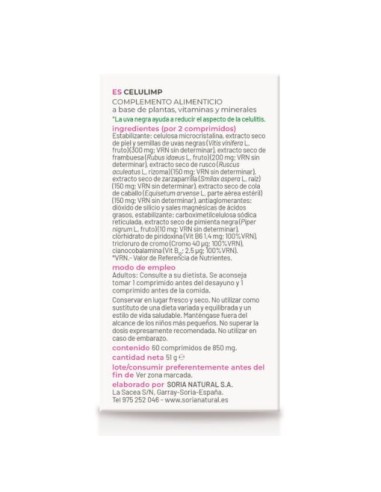 Celulimp 60 Comp. de Soria Natural