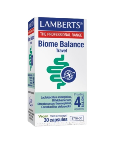 Biome Balance Travel 30 capsulas de Lamberts