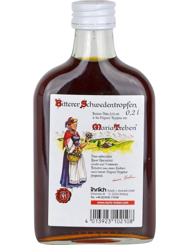 Hierbas Suecas Petaca 200 ml  de Maria Treben