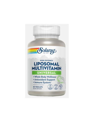 Pack 3x2 uds Liposomal Multivitamin Universal 60 capsulas de Solaray