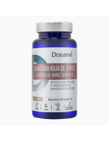 Levadura Roja Arroz (2,9Mg Monacolina K) 30 Capsulas Nutrabasicos Drasanvi