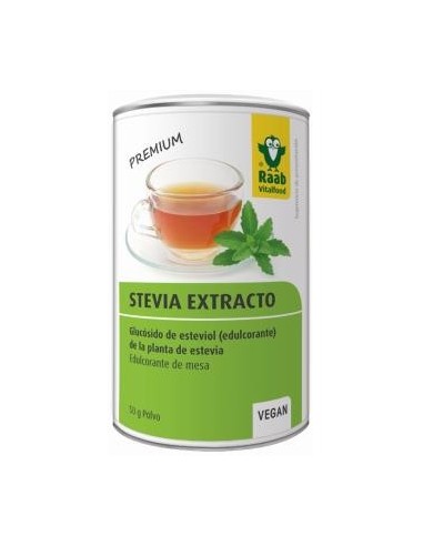 Estevia granulada extracto premium, 50gr de Raab Vitalfood